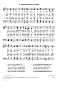 O Only Light of All the Earth (small)